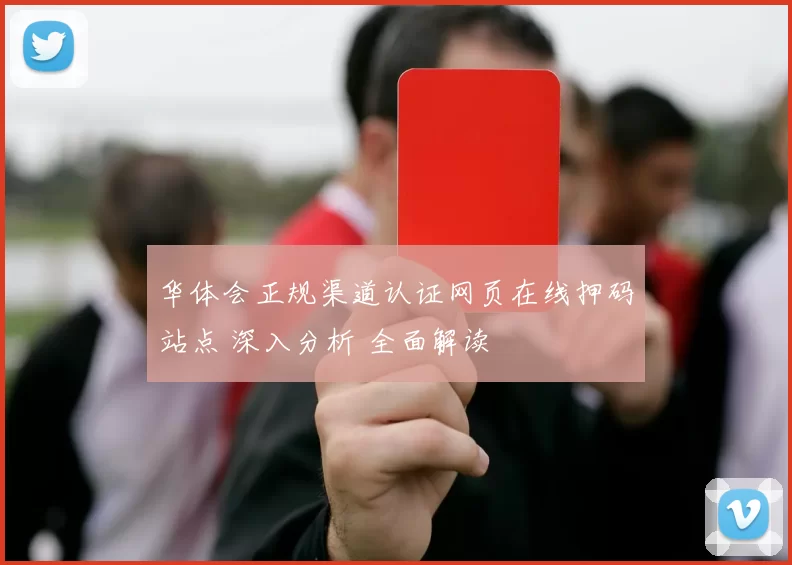 华体会正规渠道认证网页在线押码站点 深入分析 全面解读
